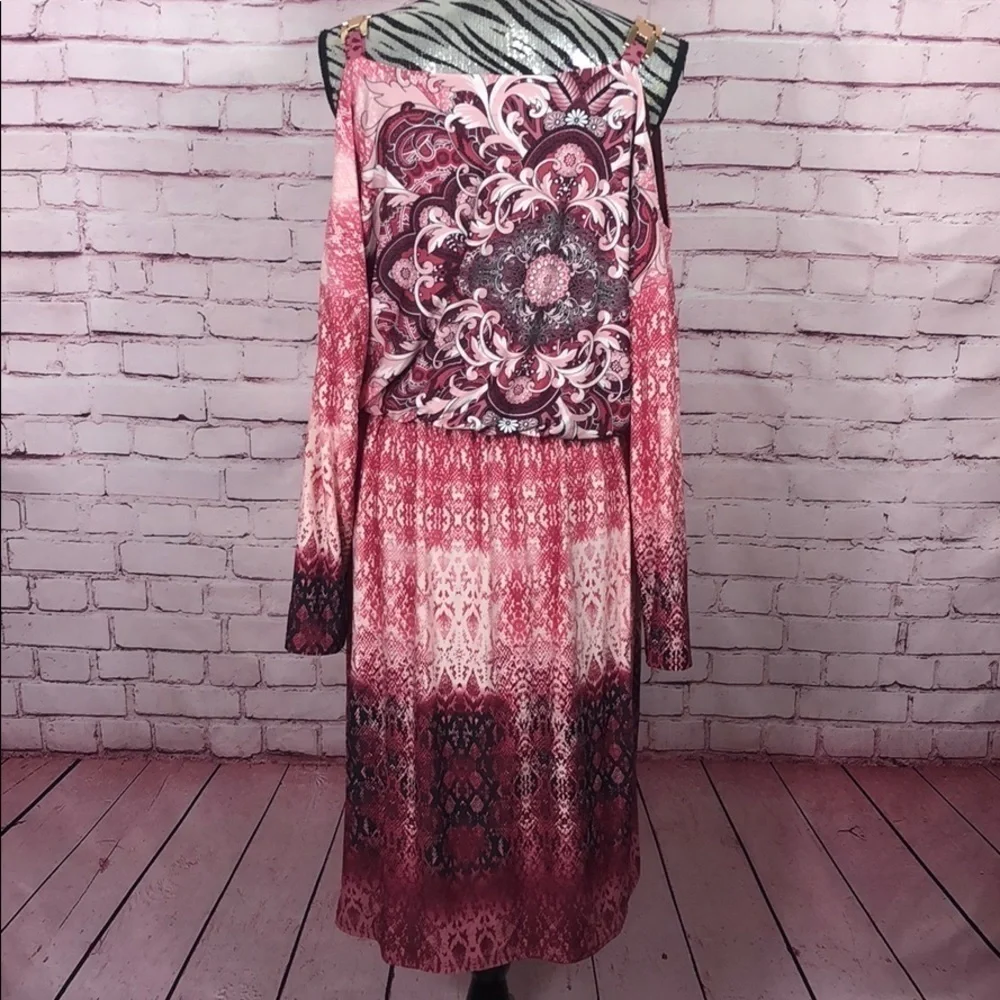Ashley Stewart Cold Shoulder Dress NWT Size 18/20 - Picture 6 of 7